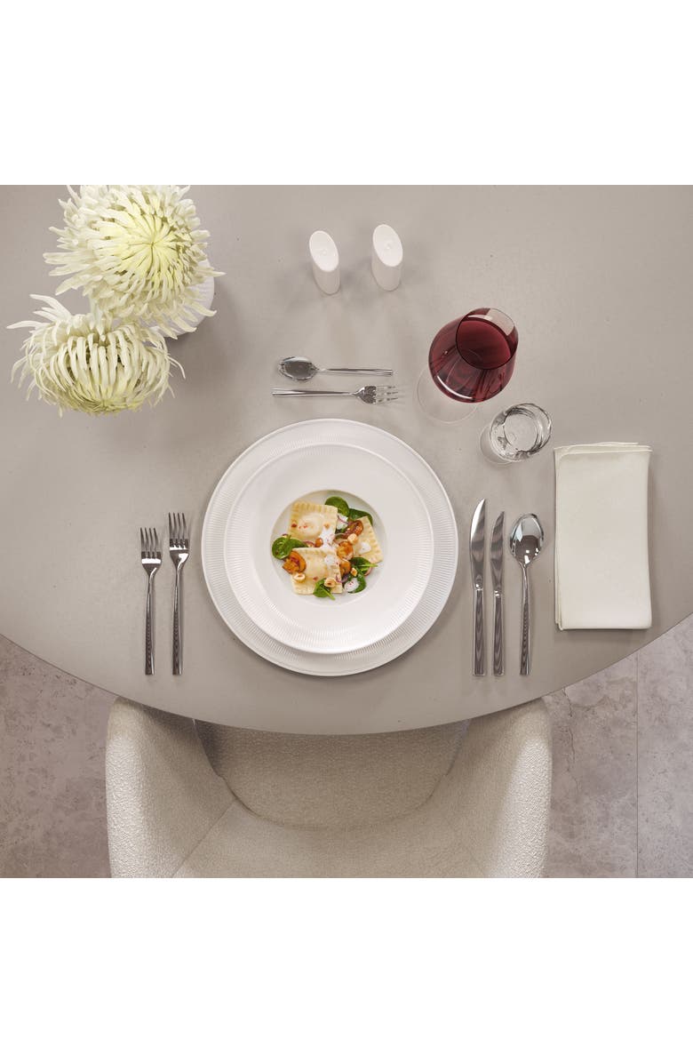 Villeroy & Boch Afina Rim Soup, Alternate, color, White