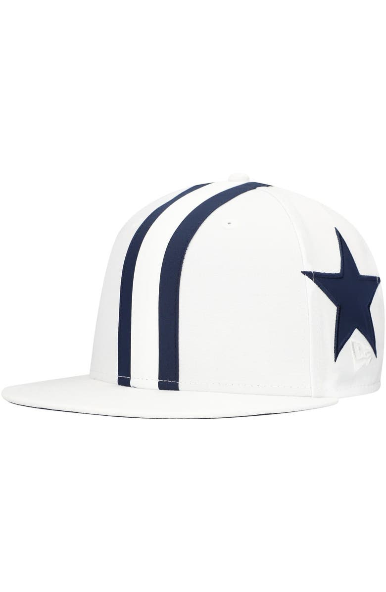 New Era Men's New Era White Dallas Cowboys  Helmet 9FIFTY Snapback Hat, Main, color, White