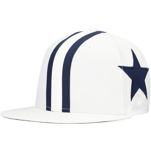 Men's New Era White Dallas Cowboys  Helmet 9FIFTY Snapback Hat