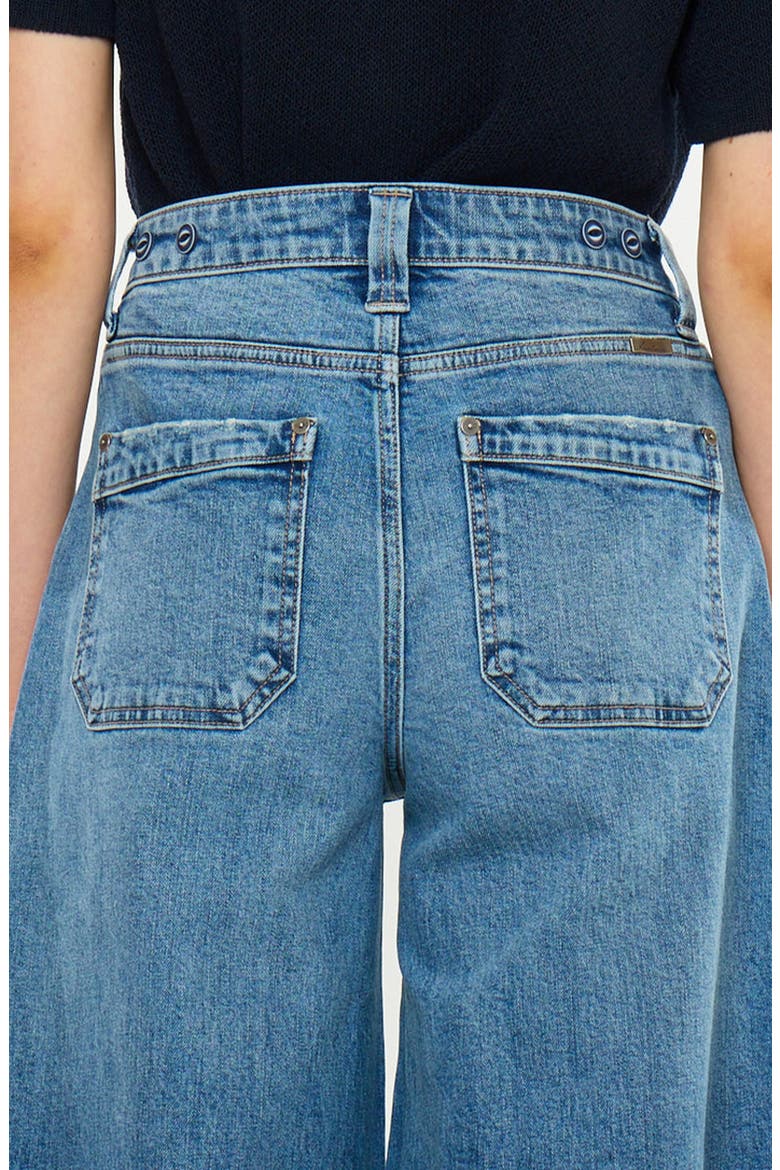 Madelyn High Rise Endless Wide Flare Jeans, Alternate, color, Medium Dark