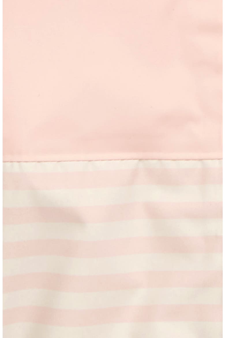 Kids' Zipline Hooded Rain Jacket, Alternate, color, PEARL BLUSH MINI STRIPE PRINT