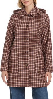 Kate Spade Water Resistant Coat with Removable Hood