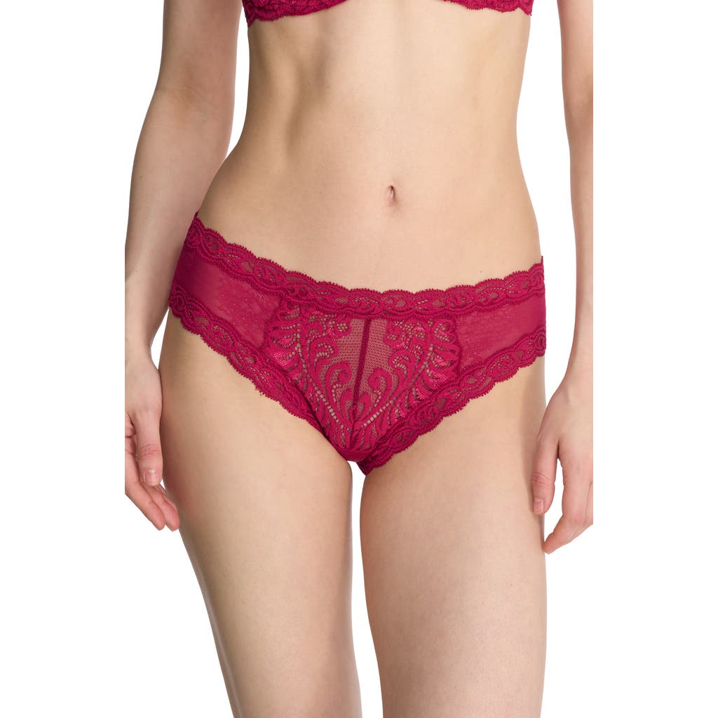 Natori Feathers Hipster Briefs in Primrose Lace