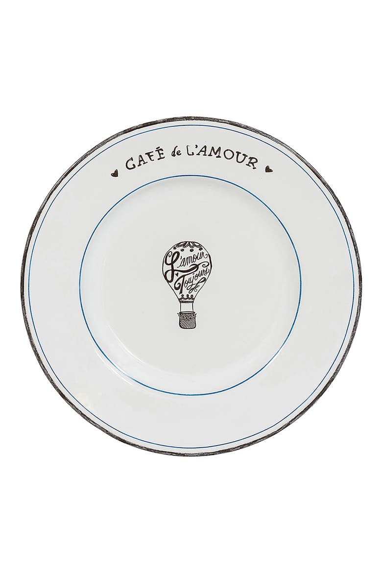 L'Amour Toujours 16-Piece Dinnerware Place Setting, Alternate, color, WHITEWASH/BLACK