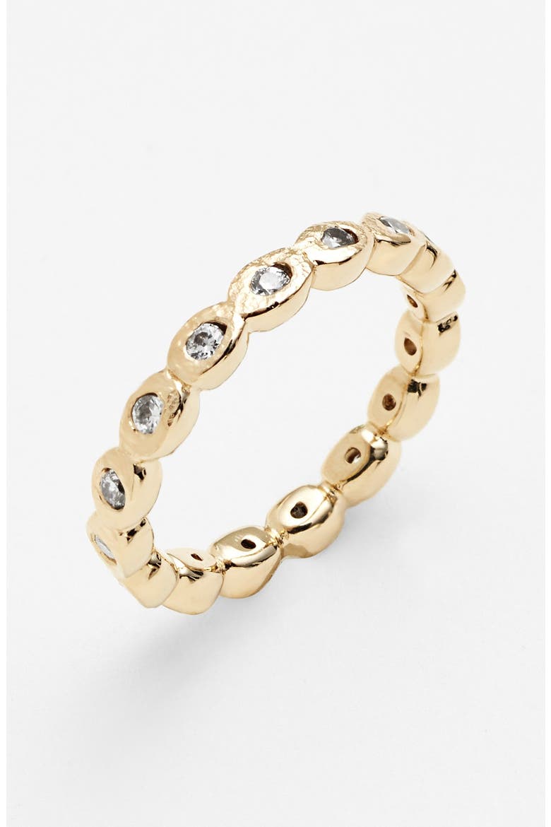 Pod Eternity Band Ring, Main, color, GOLD/ CLEAR