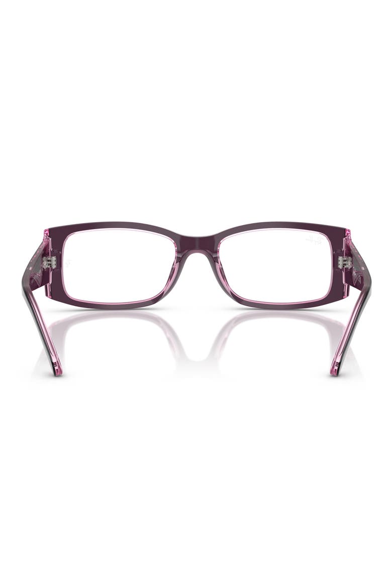 52mm Square Optical Glasses, Alternate, color, VIOLET
