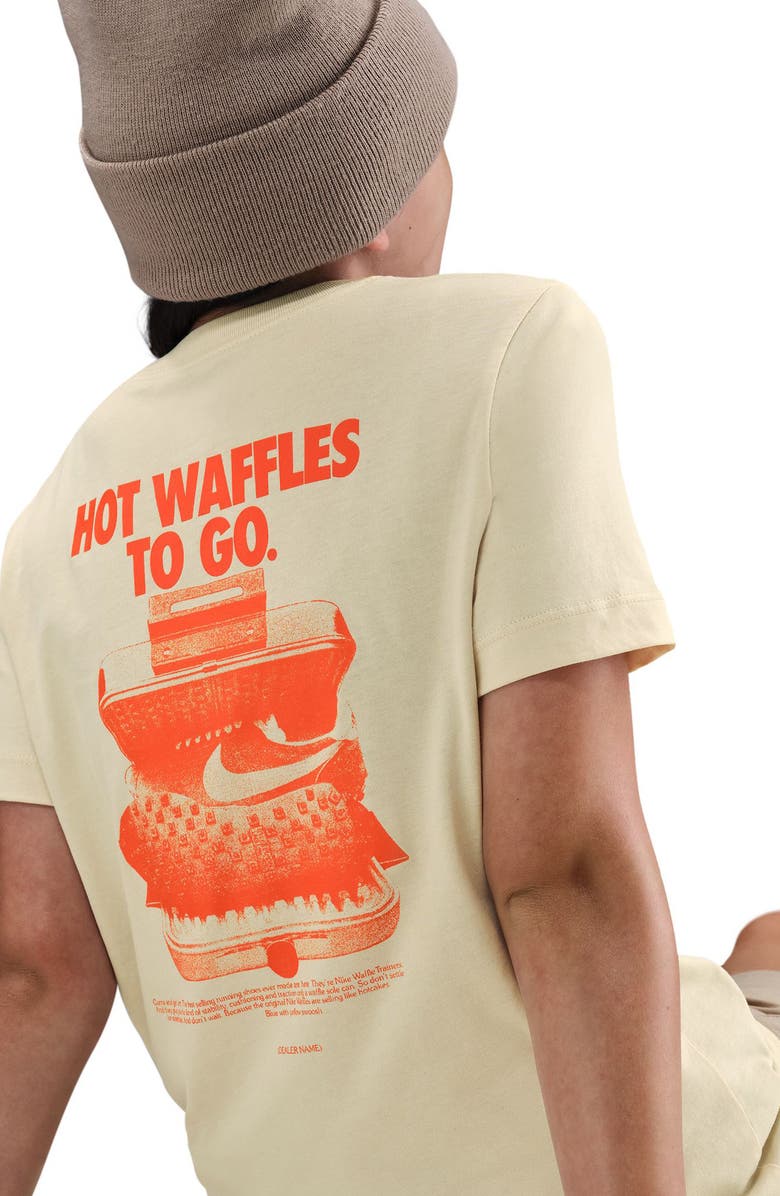 Nike Kids' Sportswear Club Graphic T-Shirt, Alternate, color, Light Khaki