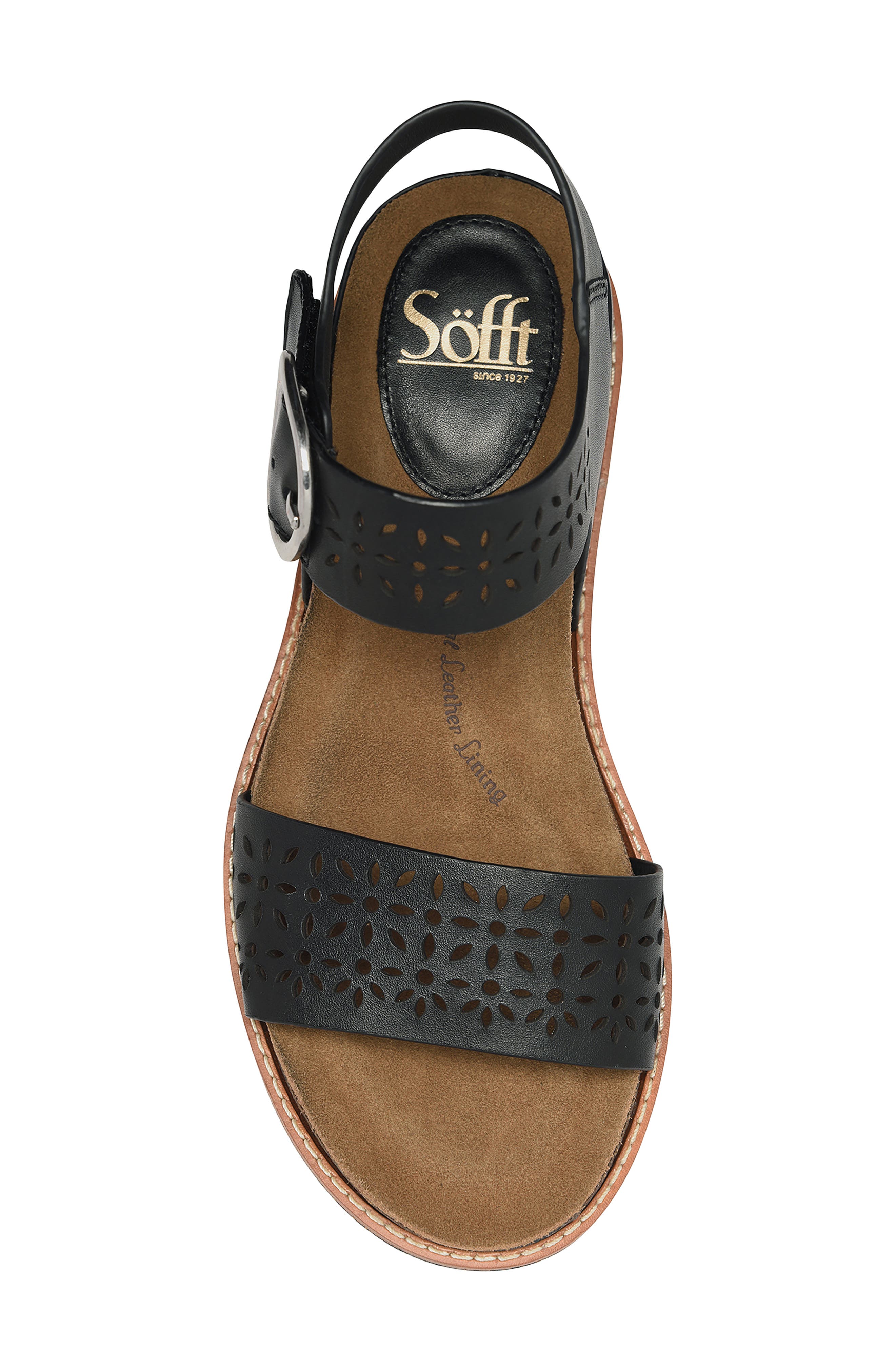 Söfft Bali III Ankle Strap Wedge Sandal, Alternate, color, 