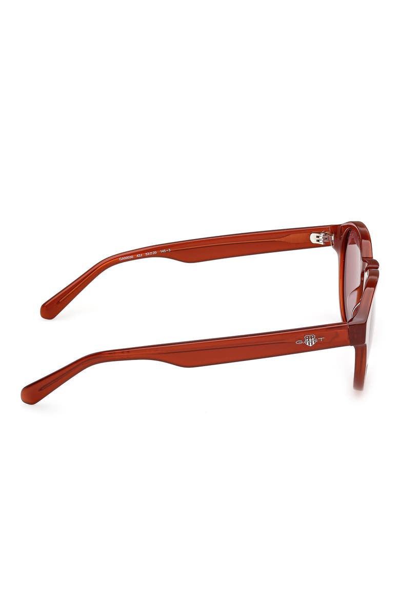 Round Sunglasses, Alternate, color, SHINY ORANGE / ROVIEX