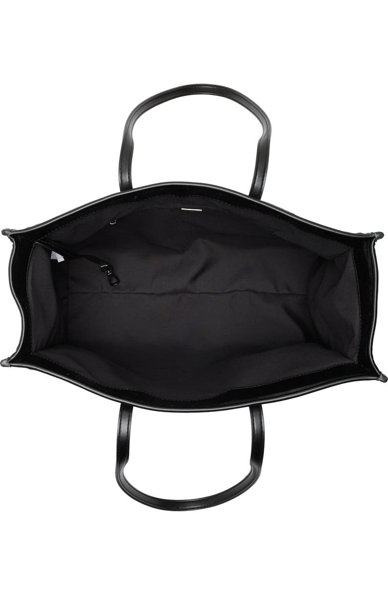 BCBG Canvas Tote Bag, Alternate, color, Natural Black