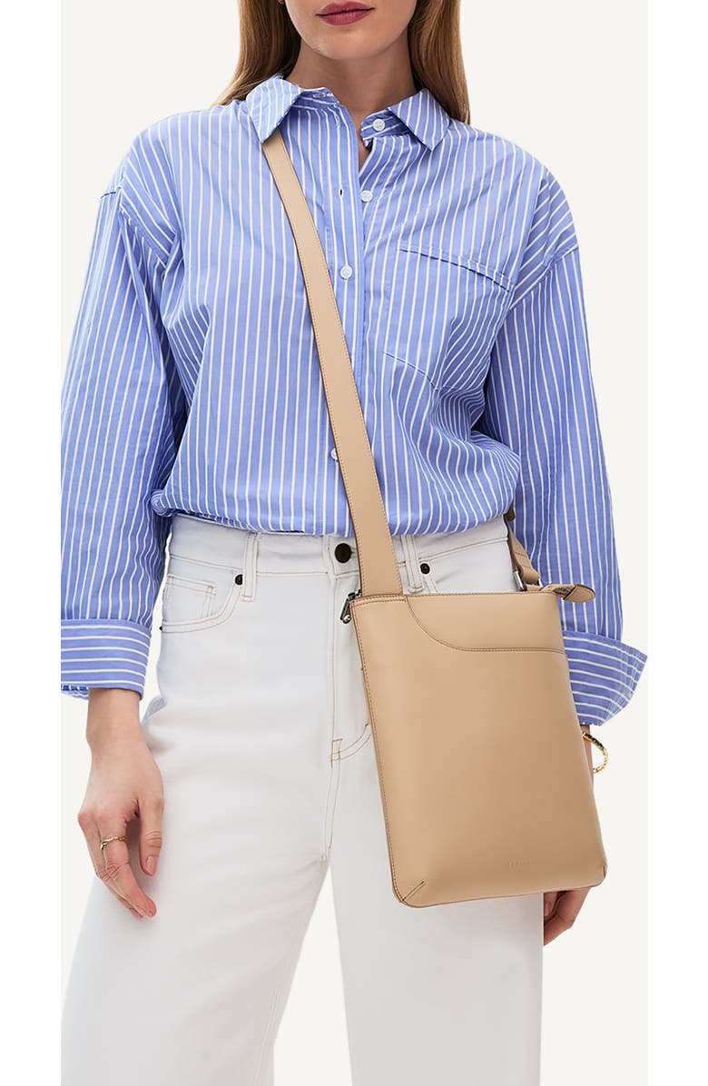 Radley Pockets Medium Ziptop Crossbody Bag, Alternate, color, Stone