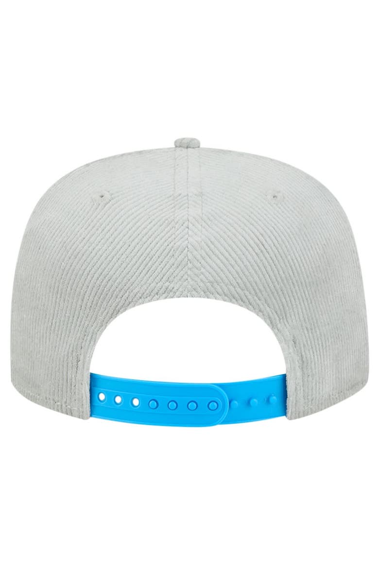 Men's New Era Gray Tampa Bay Rays Corduroy Golfer Snapback Hat, Alternate, color, Gray