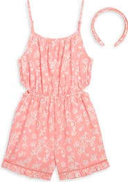 Scotch & Soda Kids' Cutout Romper & Headband Set