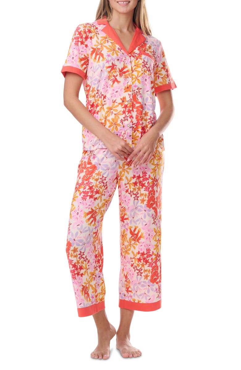 Splendid Notch Collar Pajamas, Alternate, color, Sunshine Multi Floral