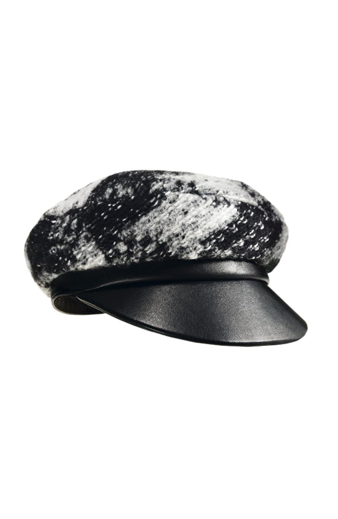 Tarnish Bouclé Newsboy Cap (Women) | Nordstrom