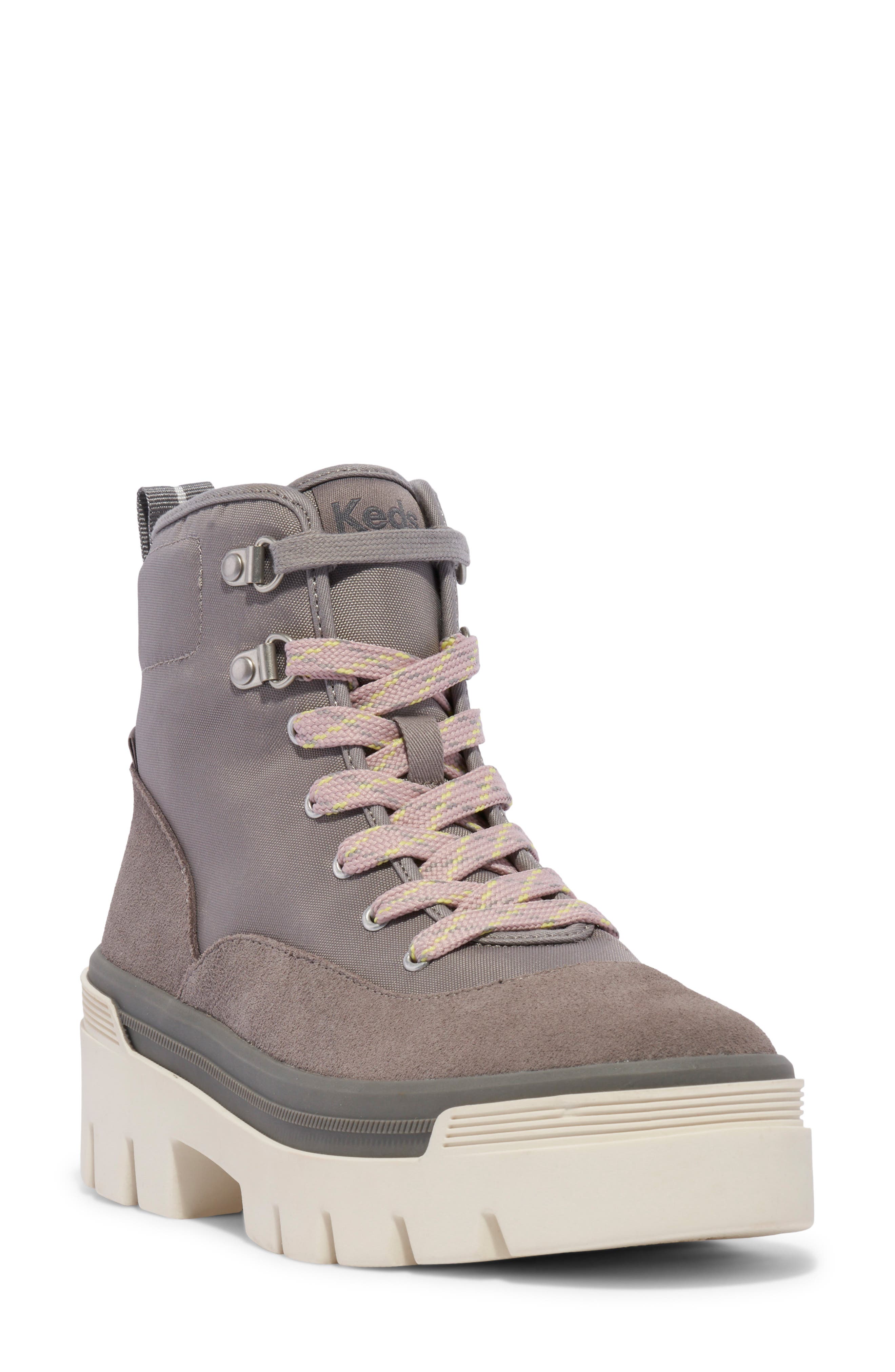 Keds® Soho Combat Boot in Grey 