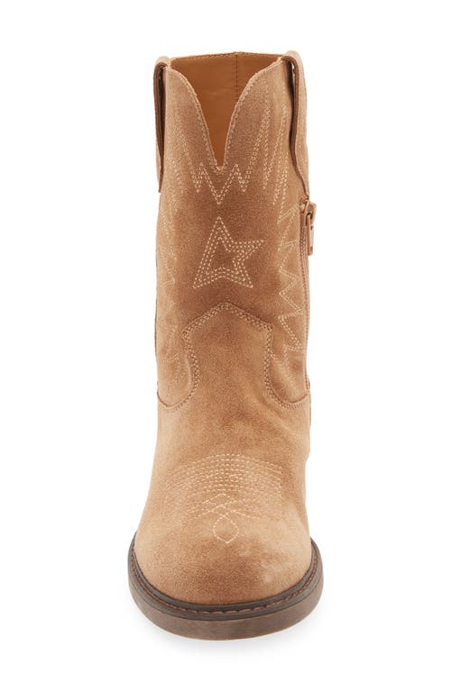 Golden Goose Kids' Wish Star Biker Boot In Brown