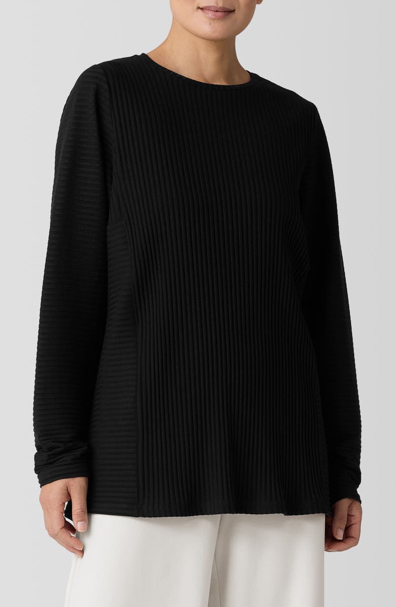 Eileen Fisher Rib Tunic Top, Main, color, 