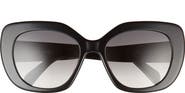 CELINE Triomphe 55mm Rectangular Sunglasses