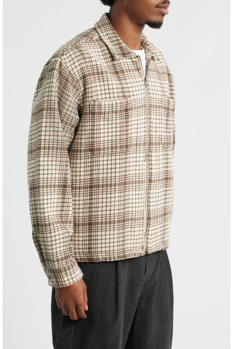 Parker Cotton Zip-Up Shirt Jacket, Alternate, color, UNBLEACHED MULTI