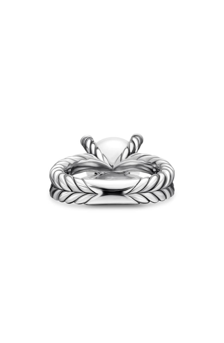 David Yurman Cable Pearl Ring with Diamonds, Alternate, color,