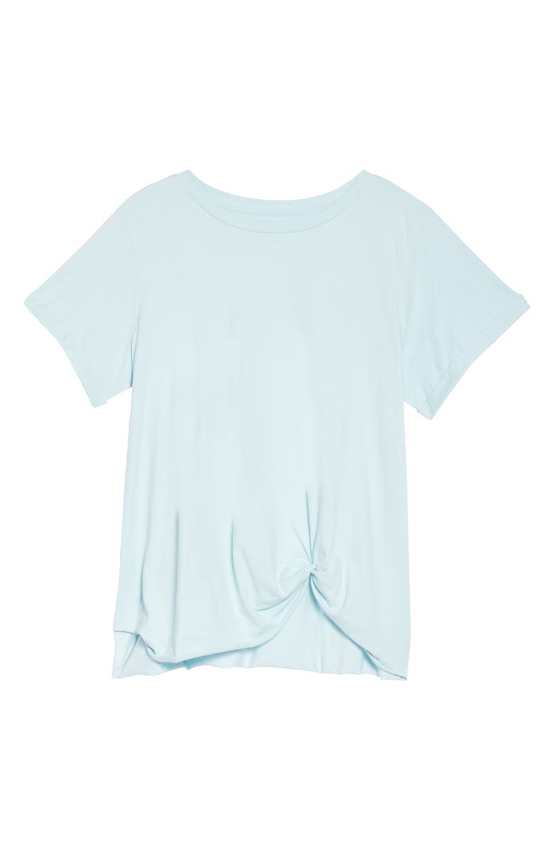 Zella Twist Hem T-Shirt, Alternate, color, 
