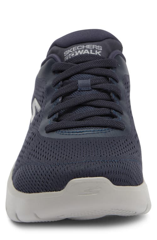 Skechers Go Walk Flex Sneaker In Navy/gray