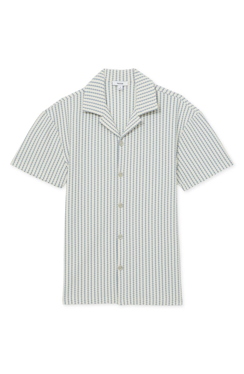 Tower Textured Stripe Camp Shirt