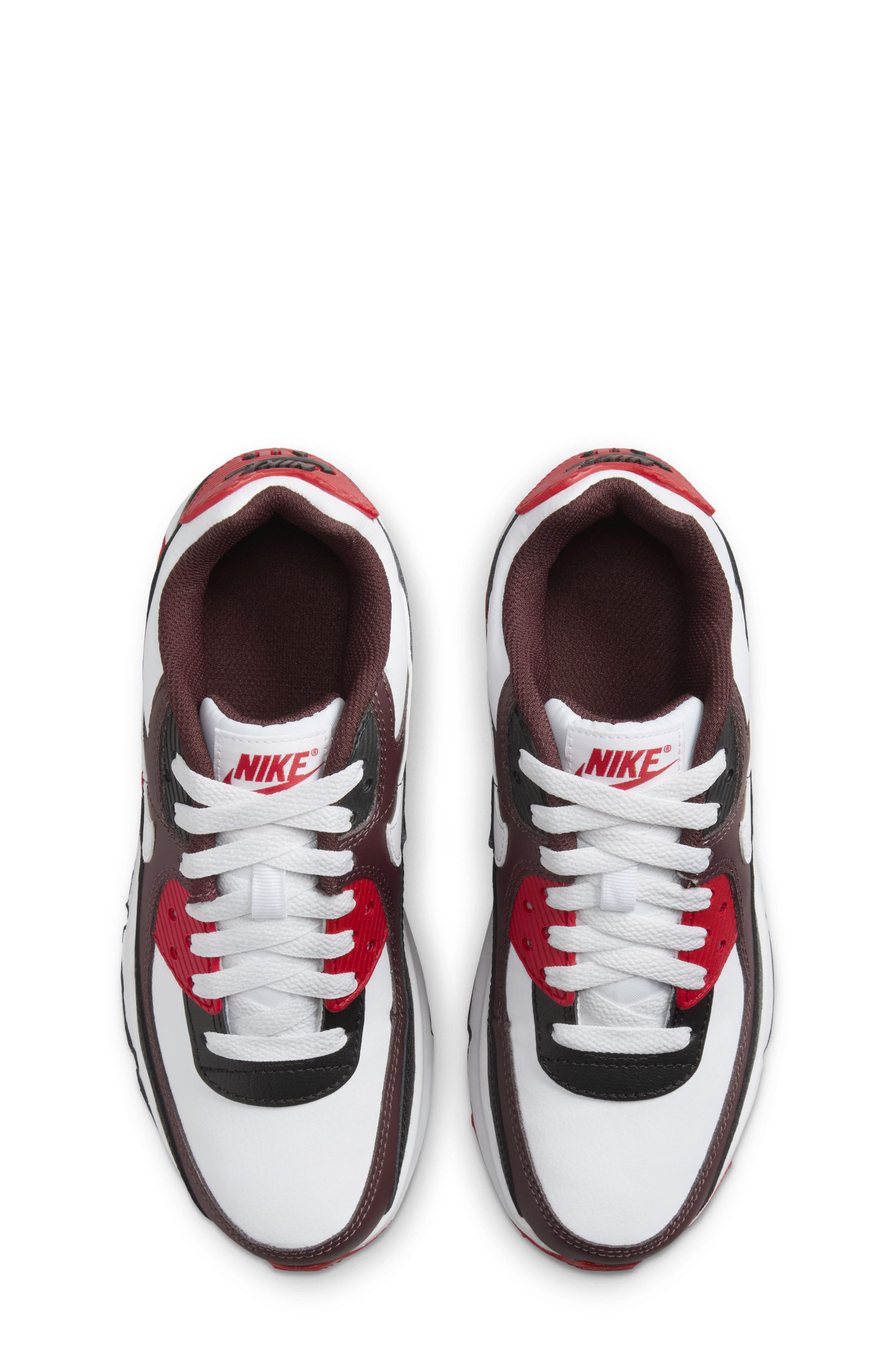 Air Max 90 Sneaker, Alternate, color, 600 BURGUNDY CRUSH/BLACK