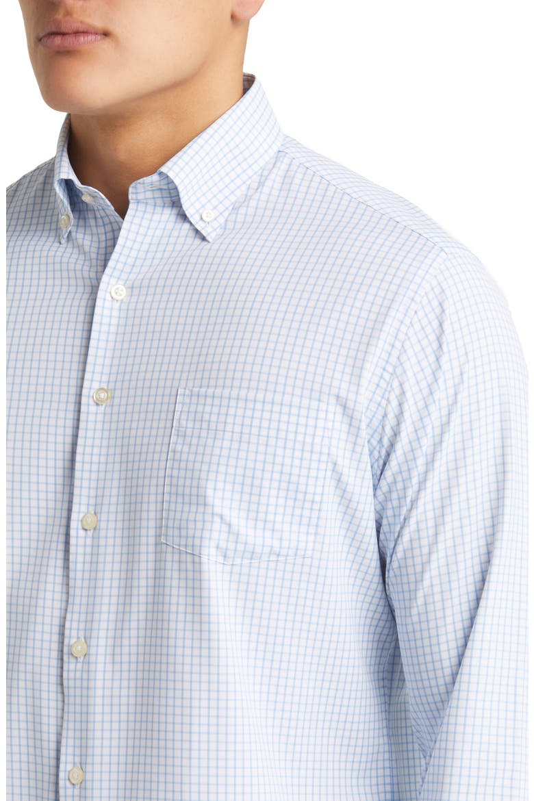 Hanford Performance Twill Button-Down Shirt, Alternate, color, COTTAGE BLUE