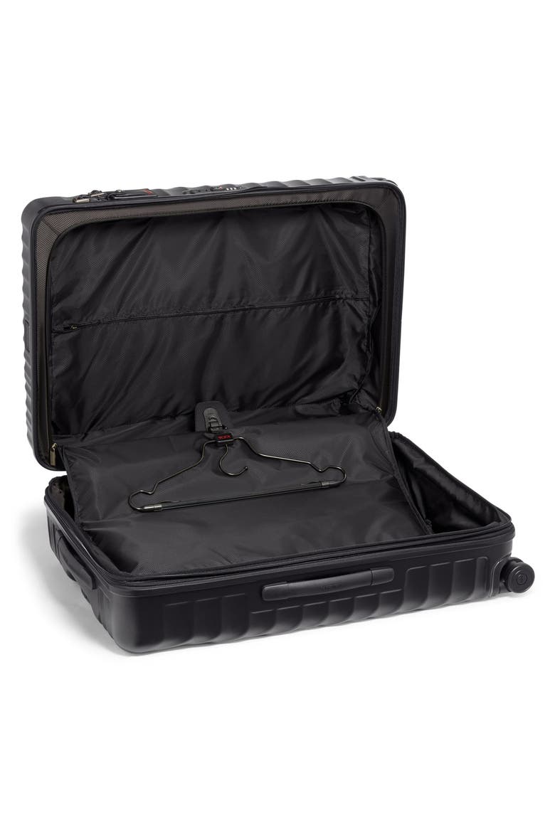 19 Degree Large Expandable Checked Luggage, Alternate, color, BLACK TEXTURE