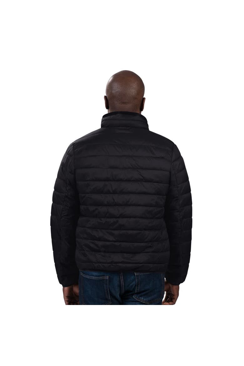 Men's G-III Sports by Carl Banks Black San Francisco Giants Packable Neck Pillow Full-Zip Puffer Jacket, Alternate, color, Black