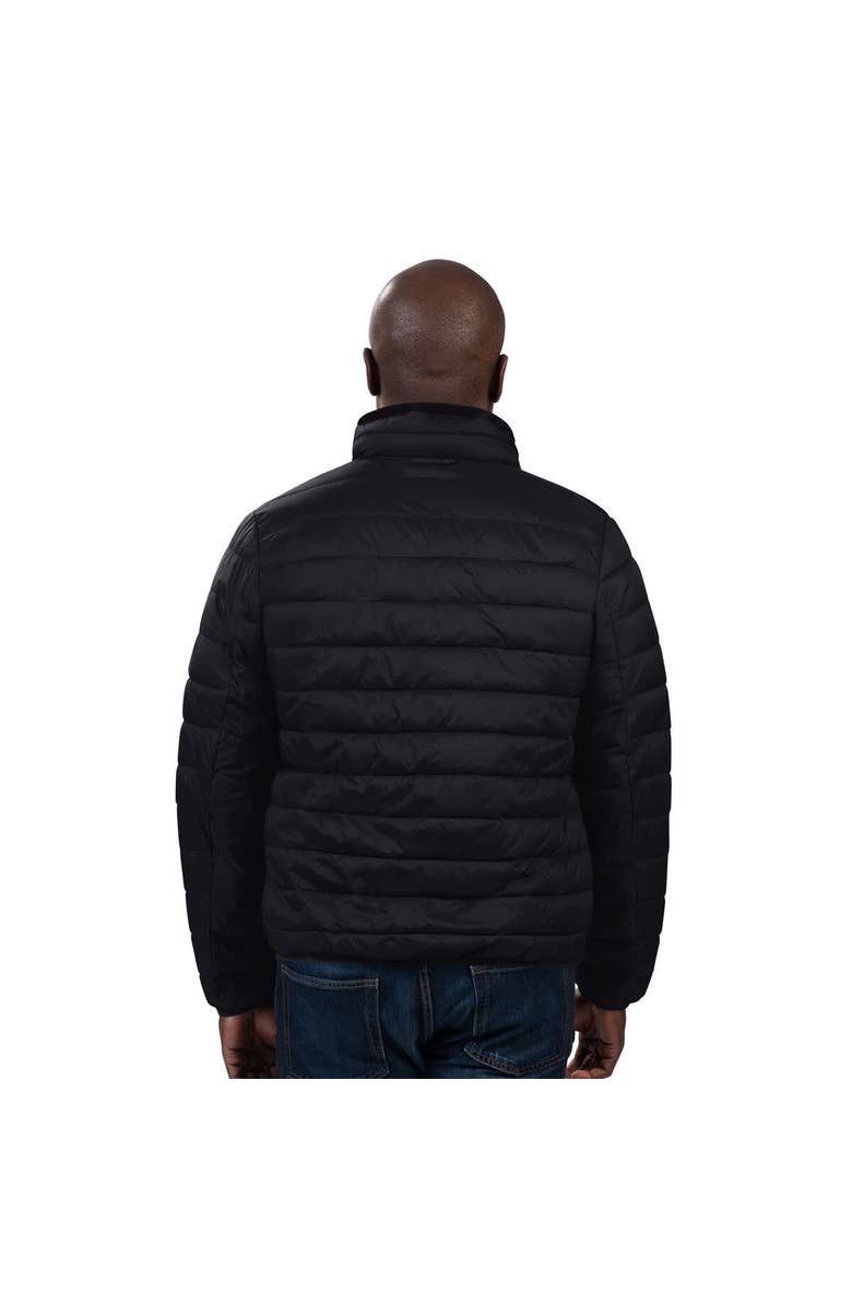 G-III SPORTS BY CARL BANKS Men's G-III Sports by Carl Banks Black San Francisco Giants Packable Neck Pillow Full-Zip Puffer Jacket, Alternate, color, Black