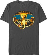 POKEMON Men's Charizard 006 Graphic T-Shirt