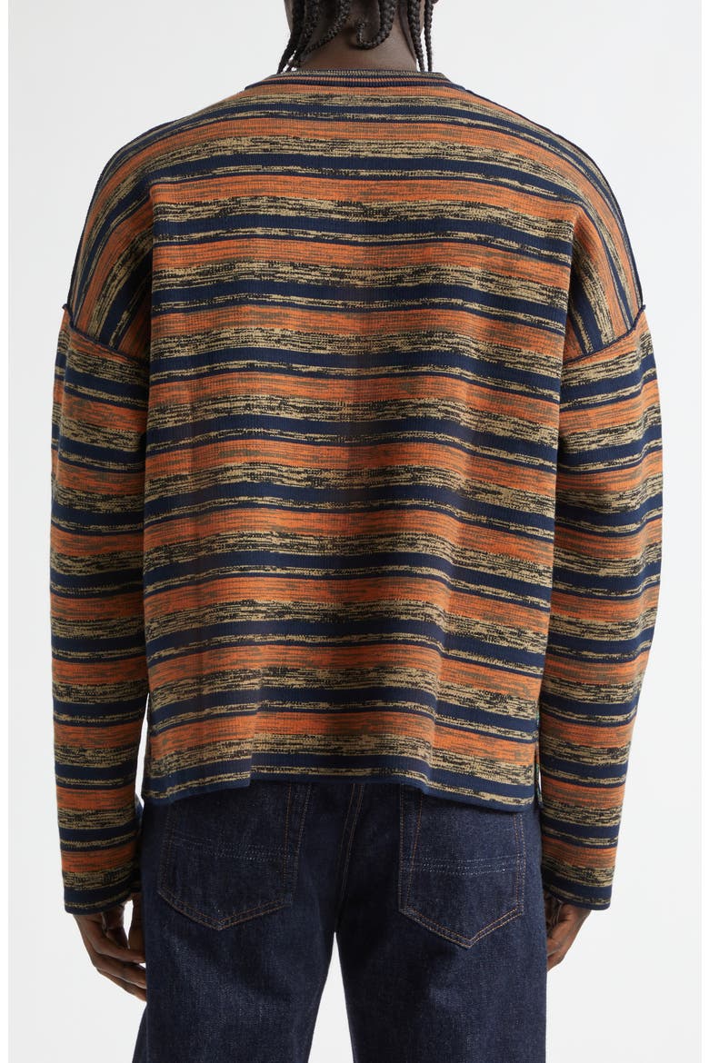 Calvin Space Dye One of a Kind Sweater, Alternate, color, BLACK MULTI