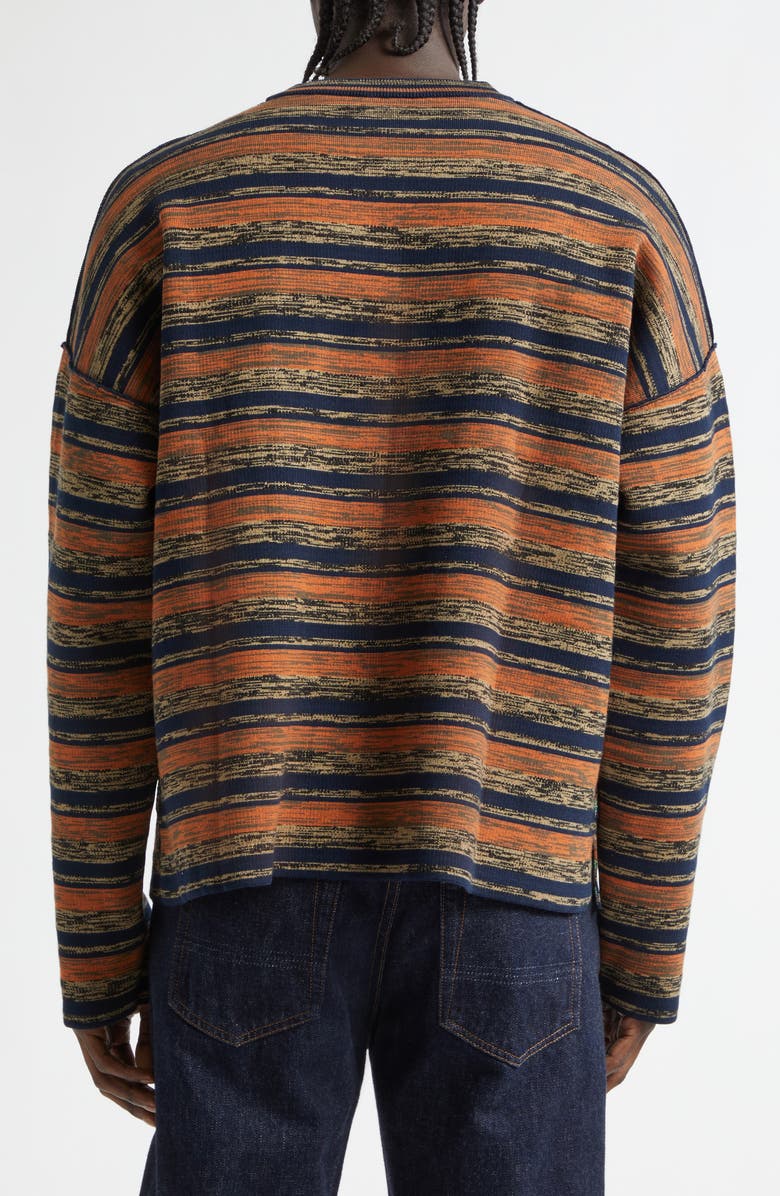 Waste Yarn Project Calvin Space Dye One of a Kind Sweater, Alternate, color, Black Multi