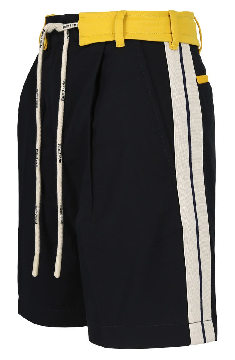 Palm Angels Track Belt Shorts, Alternate, color, 