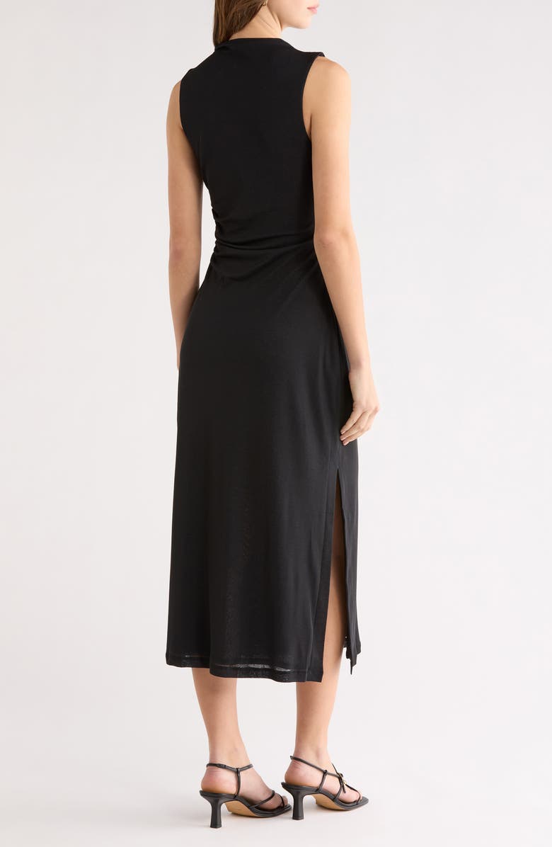 Rails Rebecca Floral Placement Sleeveless Midi Dress, Alternate, color, Peach Lily