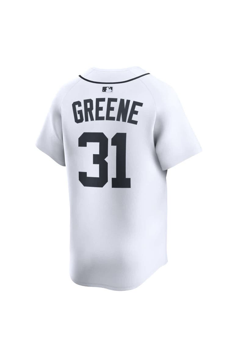 Men's Nike Riley Greene White Detroit Tigers Home Limited Player Jersey, Alternate, color, White