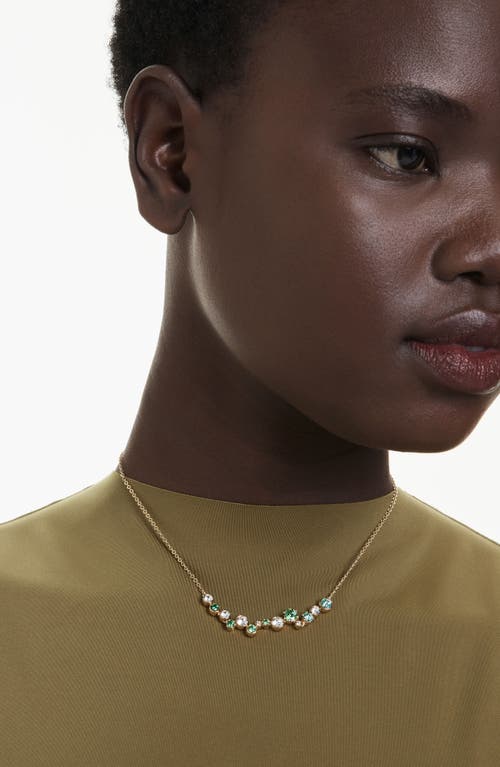 Swarovski Constella Gold-tone Plated Necklace In Gold