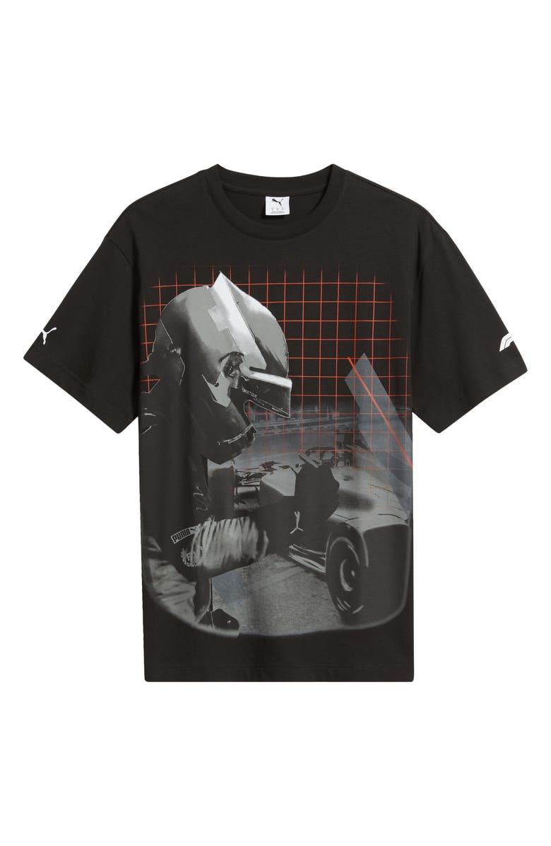 PUMA F1 Driver Cotton Graphic T-Shirt, Alternate, color, Puma Black