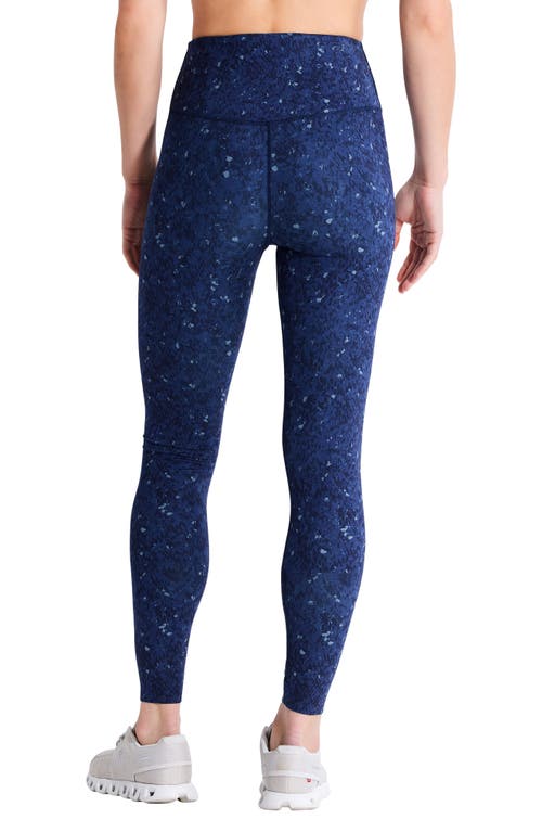 Nz Active By Nic+zoe Flexfit High Waist Leggings In Blue Multi