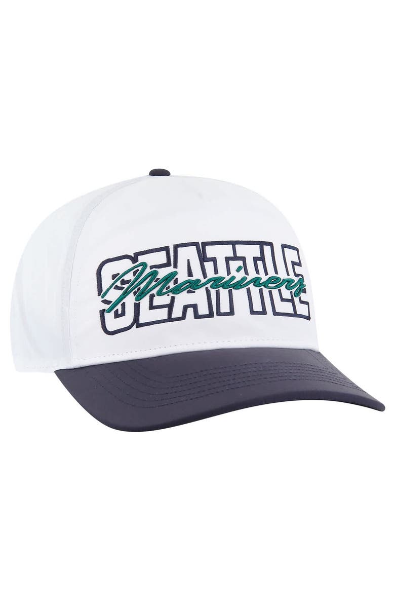 '47 Men's '47 White Seattle Mariners Lineman Hitch Adjustable Hat, Alternate, color,