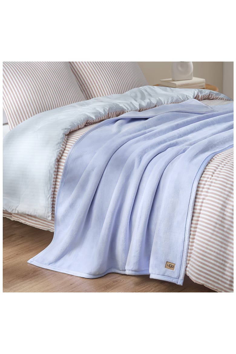 Coco Throw Blanket, Alternate, color, MISTY WISTERIA