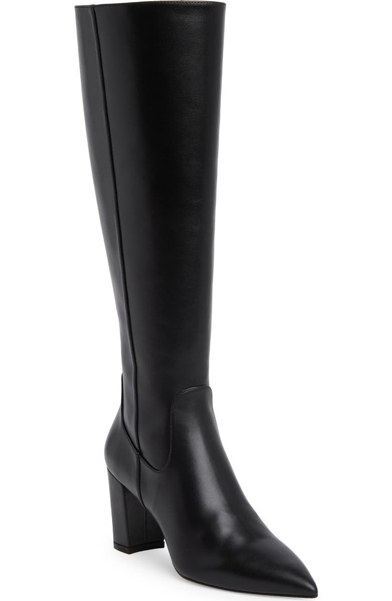 Stuart Weitzman Renegade Block Heel Boot, Main, color, Black