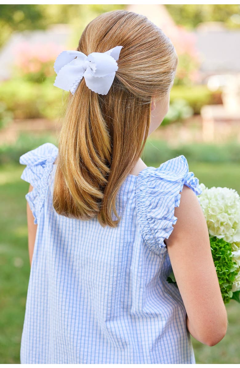 Little English Kids' Kari T-Shirt Dress, Alternate, color, Seaside Seersucker