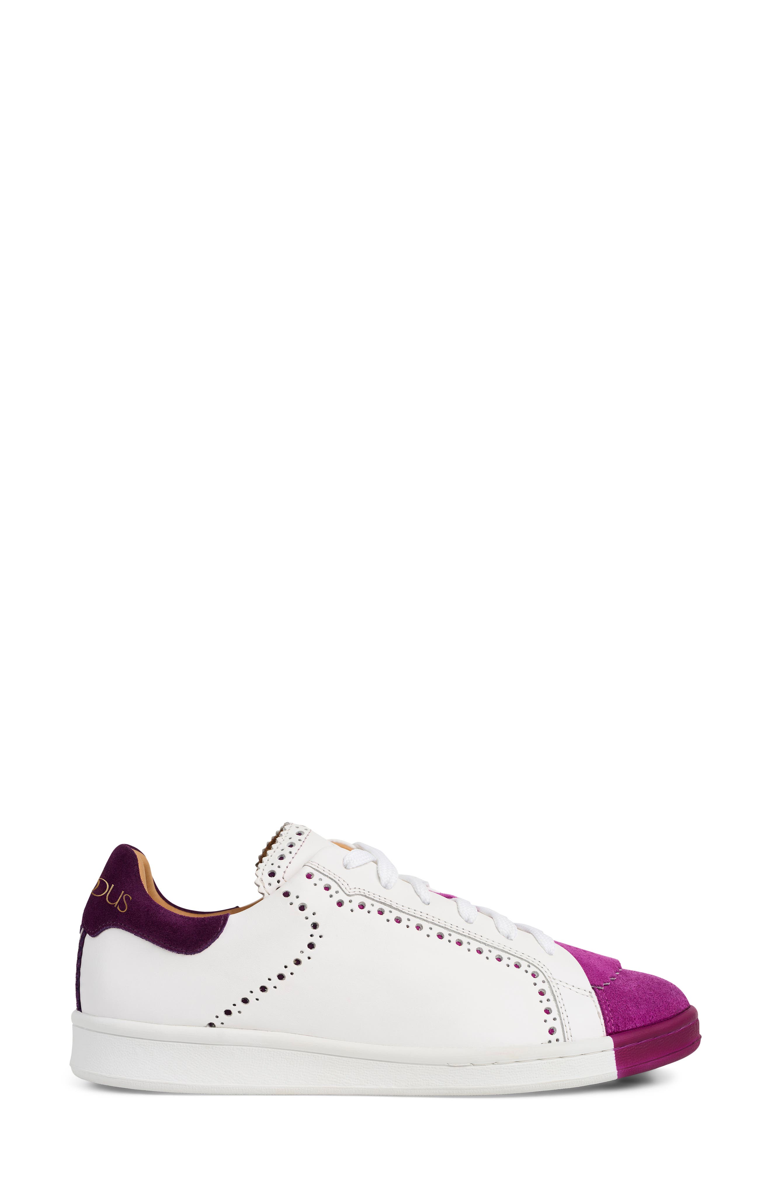 Elliot Sneaker, Alternate, color, AUBERGINE
