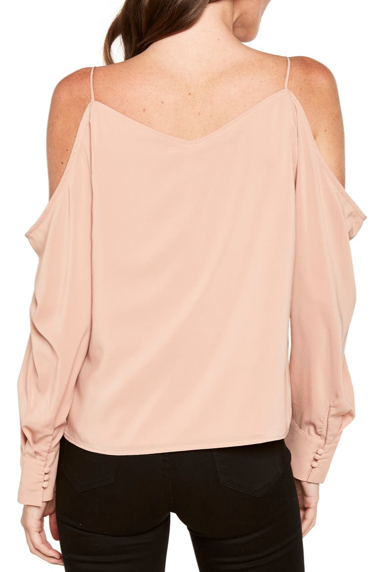 Cold Shoulder Top, Alternate, color, BLOOM