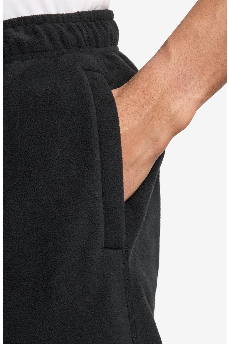 Club Fleece Loose Fit Sweatpants, Alternate, color, BLACK/ WHITE