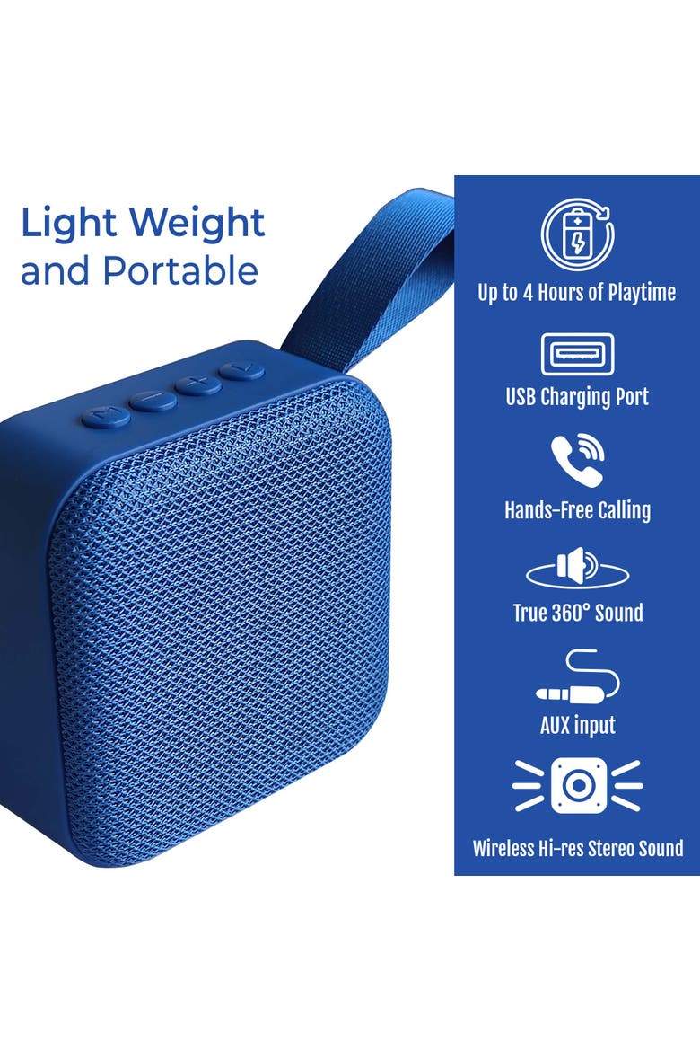 Wireless Speaker, Alternate, color, Blue